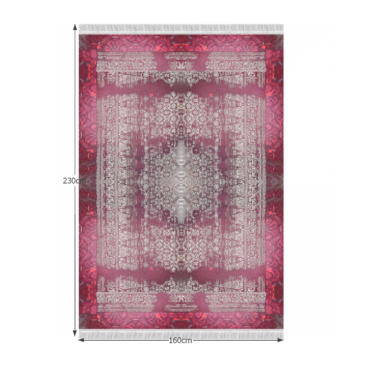 KONDELA Veldar koberec 160x230 cm vínovočervená