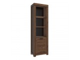 Jednodverový regál Boras 1D - dub hnedý