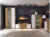 Obývacia izba Giovanni - dub artisan / biela