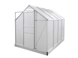 Záhradný skleník Glasshouse 250x190x195 cm - priehľadná