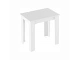 Jedálenský stôl Tarinio 86x60 cm - biela