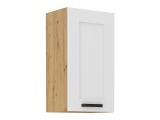 Horná kuchynská skrinka Lula 40 G-72 1F - biela / dub artisan