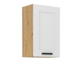 Horná kuchynská skrinka Lula 45 G-72 1F - biela / dub artisan