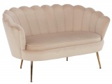 Dvojsedačka Noblin - béžová (Velvet)