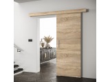 Posuvné dvere Saldor 90 1 - dub sonoma / strieborná