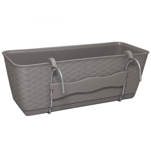 Prosper Plast drl400p-s449 38.6 x 15.4 x 14.2 cm Ratolla P Flowerpot – Bianco (Pezzi