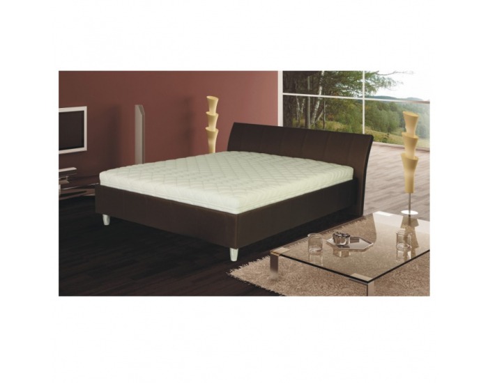 Posteľový rám Diego 180 - hnedá ekokoža