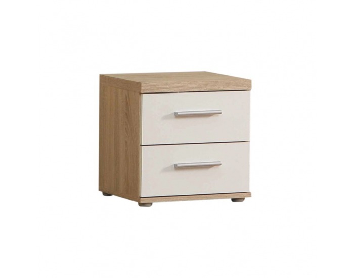 Nočný stolík Winie WNK 8 - dub sonoma / biela