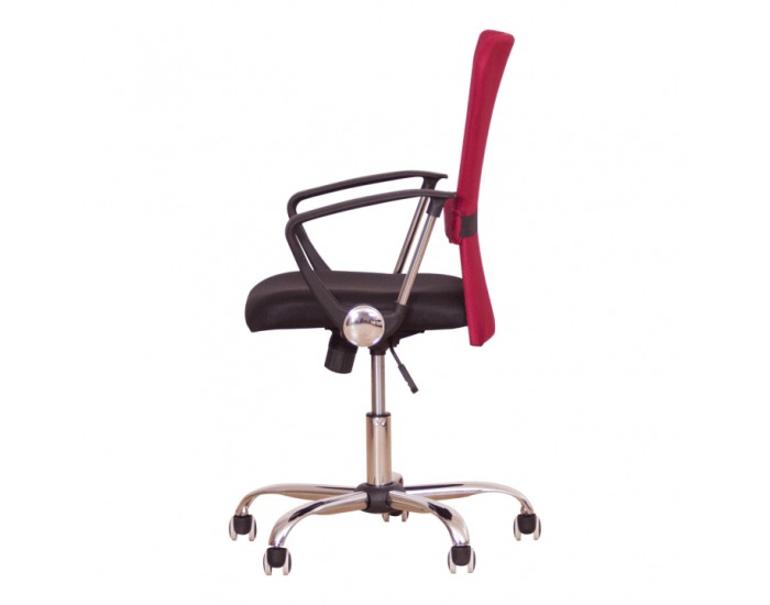 Kancelárska stolička s podrúčkami Aex - čierna / červená