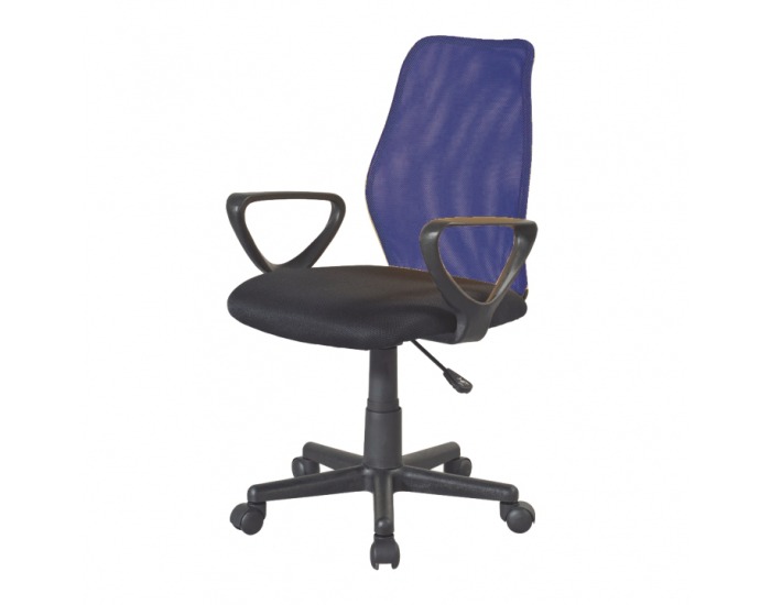 Kancelárska stolička s podrúčkami BST 2010 - modrá