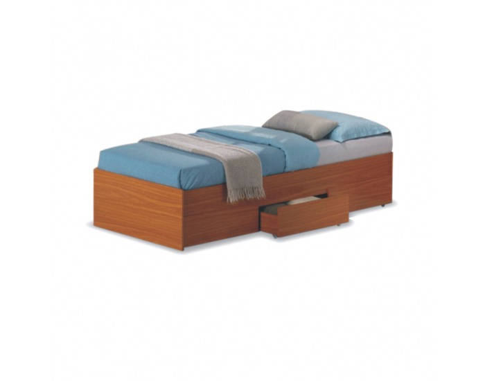 Jednolôžková posteľ s roštom Oscar 90 - čerešňa americká