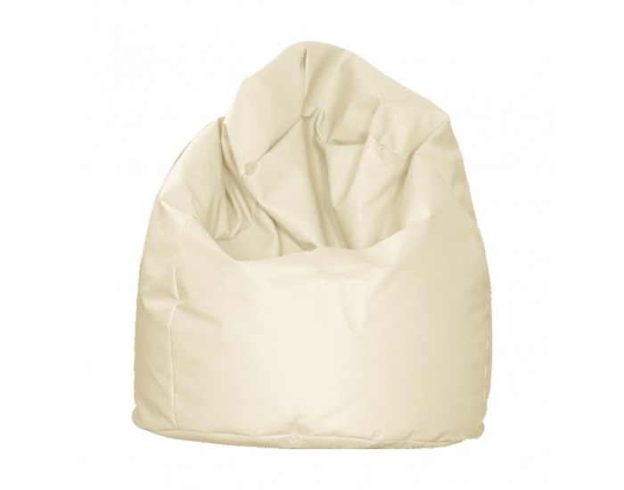 Sedací vak Bag-Vak - béžová ekokoža
