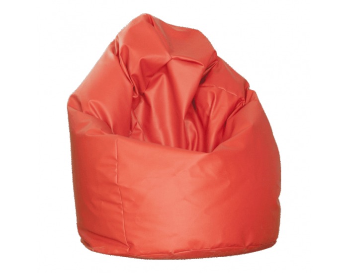 Sedací vak Bag-Vak - červená ekokoža
