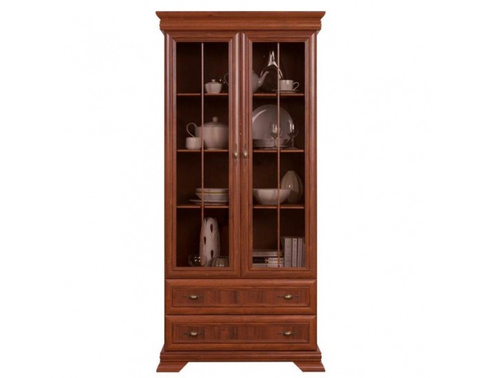 Rustikálna vitrína Boltis 2 - orech ecco