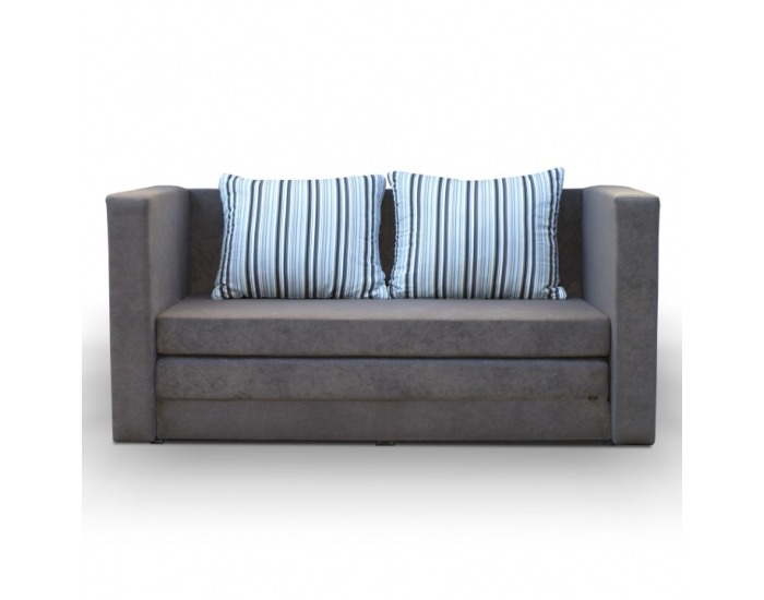 Rozkladacia pohovka s úložným priestorom Katarina - sivá