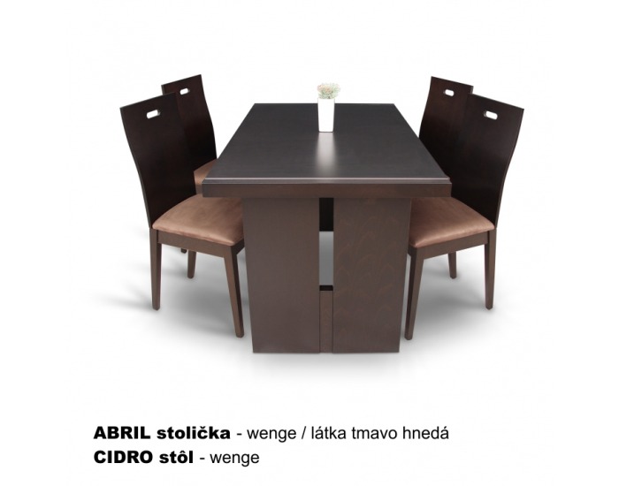 Jedálenský stôl Cidro - wenge