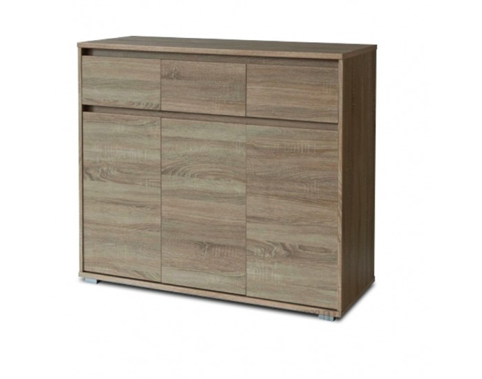 Trojdverová komoda Tasilo 2 - dub antický