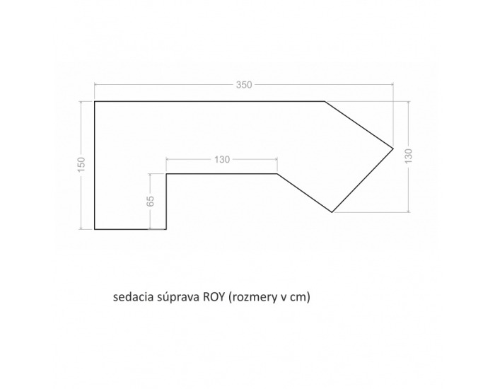 Rohová sedačka s rozkladom a úložným priestorom Roy L - čierna / sivohnedá
