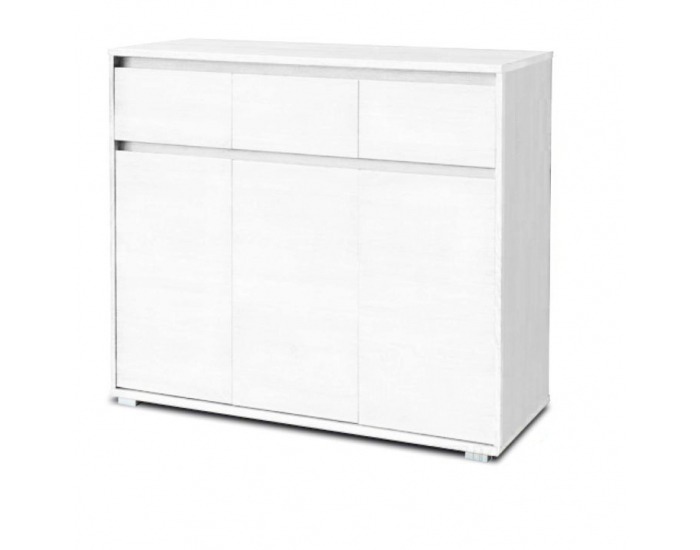 Trojdverová komoda Tasilo 2 - biela