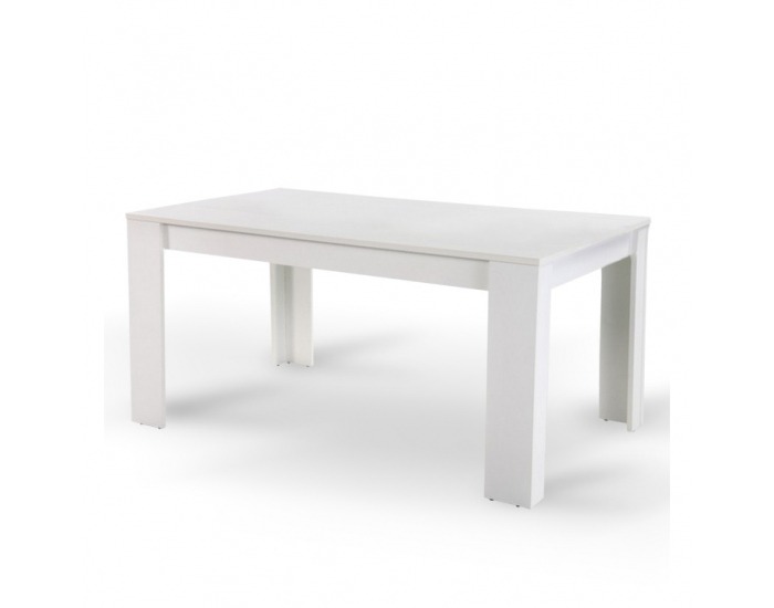 Jedálenský stôl Tomy 140x80 cm - biela