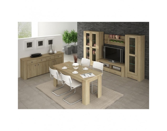 Zrkadlo na stenu Kasiopea 13 - dub sonoma