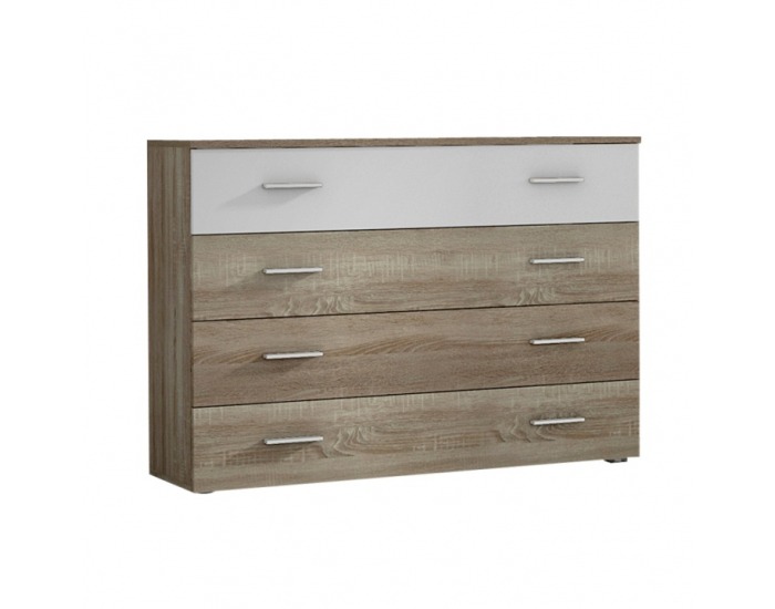 Zásuvková komoda Madison New - dub sonoma truflový / sivá