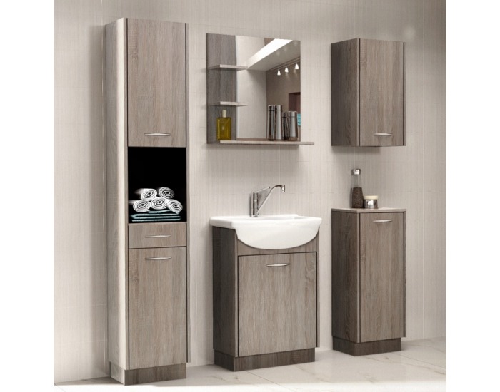 Kúpeľňová skrinka pod umývadlo Olivia TR 13 - dub sonoma truflový