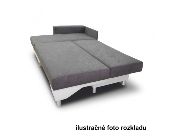 Rohová sedačka s rozkladom a úložným priestorom Pady L - piesková / hnedá