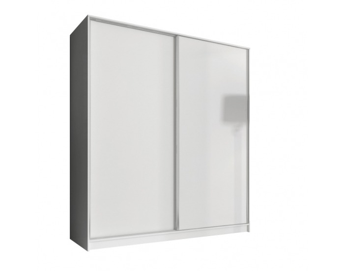 Šatníková skriňa Ava 2D 180 cm - biela