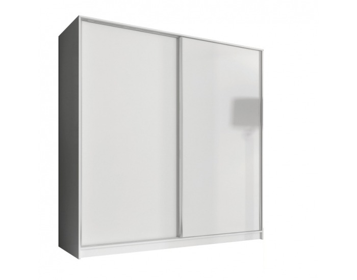 Šatníková skriňa Ava 2D 200 cm - biela