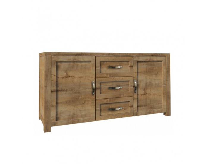 Dvojdverová komoda Nevada K2D - dub lefkas tmavý