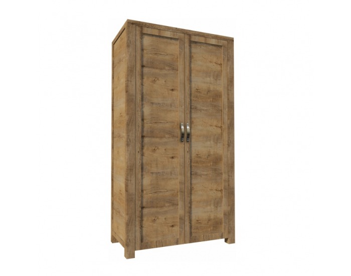 Šatníková skriňa Nevada S2D 2D - dub lefkas tmavý