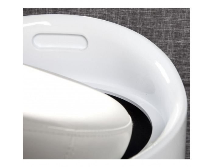 Taburetka s úložným priestorom Dalila - biela