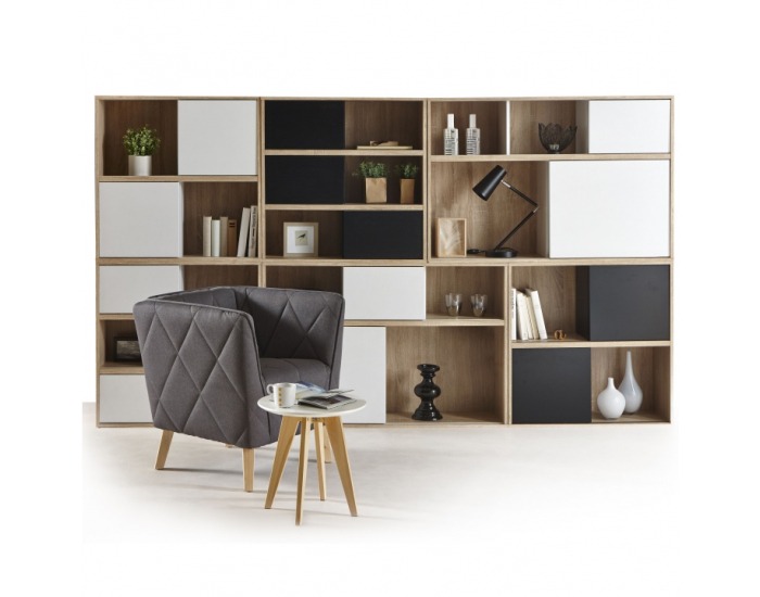 Regál Slade 211511 Typ 2 - dub sonoma / biela