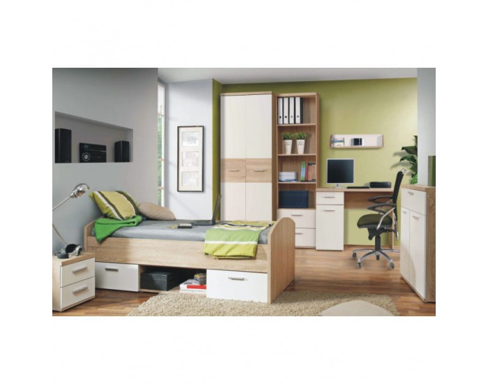 PC stolík Winie WNB 935 - dub sonoma / biela