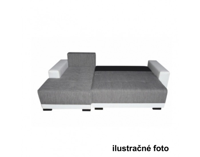 Rohová sedačka s rozkladom a úložným priestorom Marsala L/P - čokoládová / hnedá