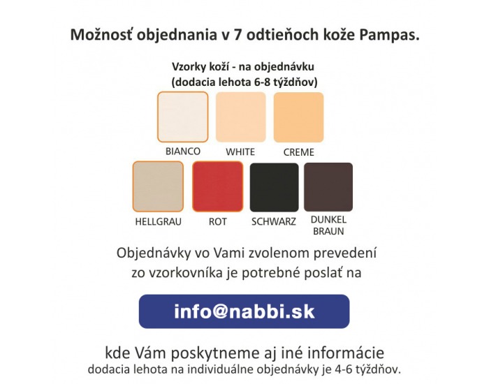 Kožená rohová sedačka s rozkladom Trek RM P - biela