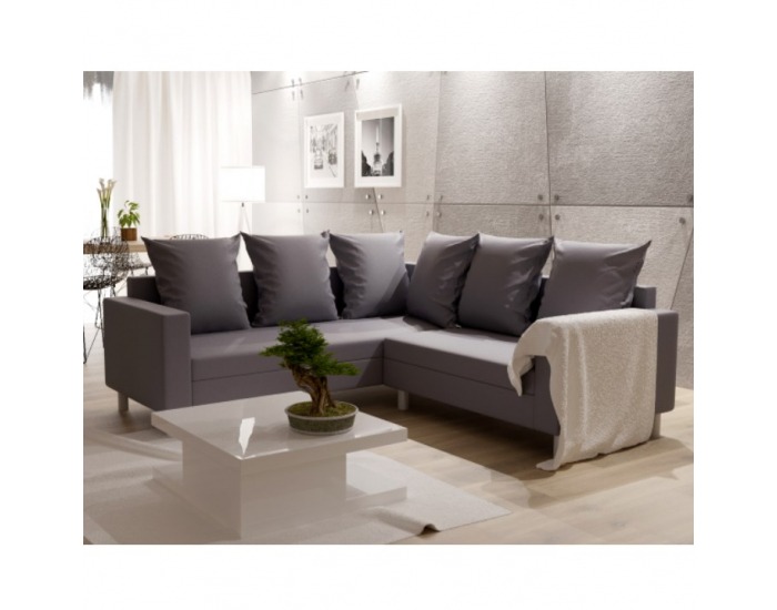 Rohová sedačka Komo L/P - sivá