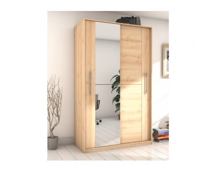 Šatníková skriňa s posuvnými dverami Rombo CO-23 2D - buk iconic