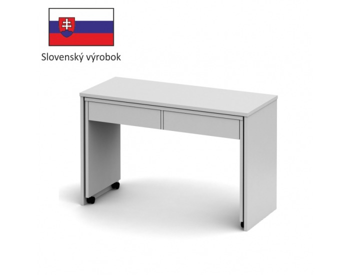 Rozkladací PC stolík Versal New - biela