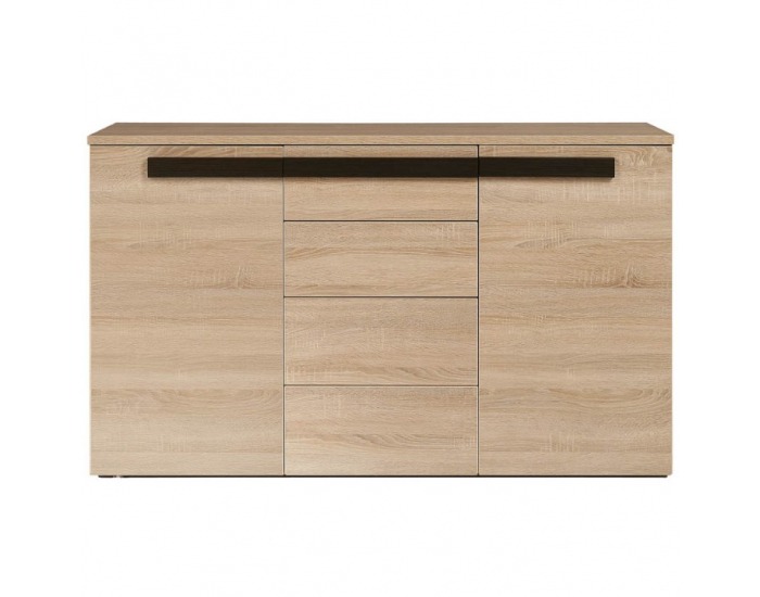 Dvojdverová komoda Lotos 26 - dub sonoma / wenge