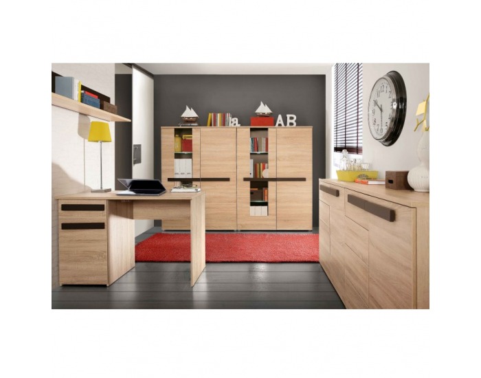 Polica Lotos 3 - dub sonoma / wenge