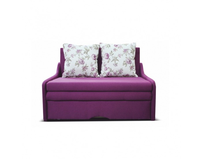 Rozkladacia pohovka s úložným priestorom Toy - fialová