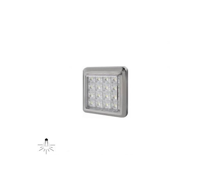 Osvetlenie LED 1x16 - studená biela