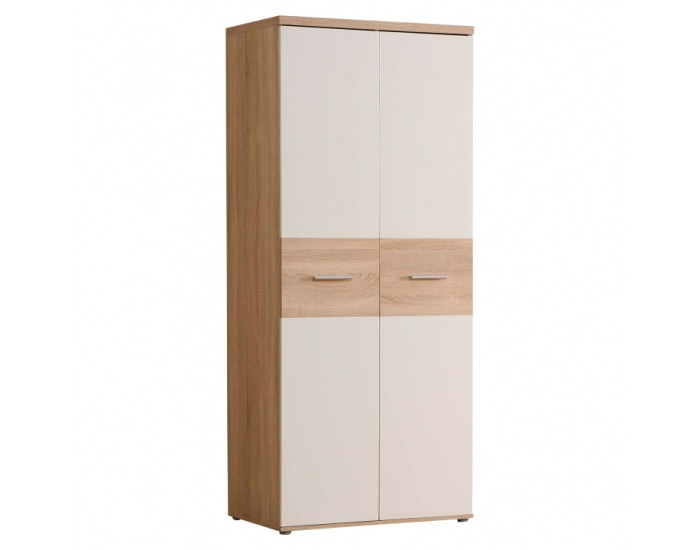 Šatníková skriňa Winie WNS 92 2D - dub sonoma / biela