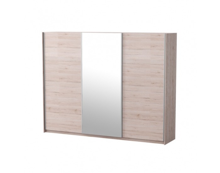 Spálňa s osvetlením Miran - dub san remo / biela