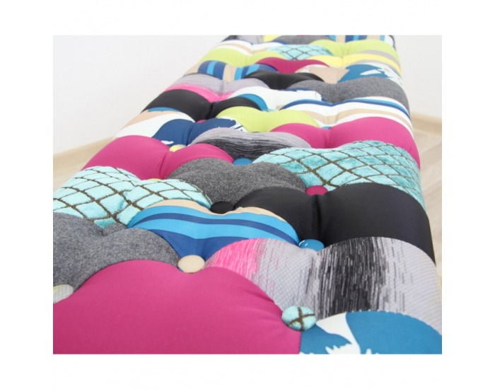 Lavica do predsiene Dema - vzor patchwork