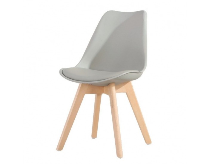 Jedálenská stolička Bali - sivá / buk