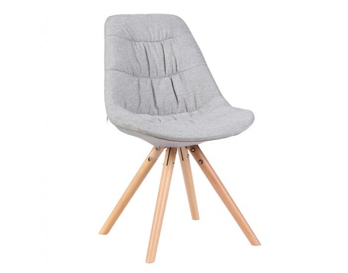 Jedálenská stolička Rege - sivá / dub