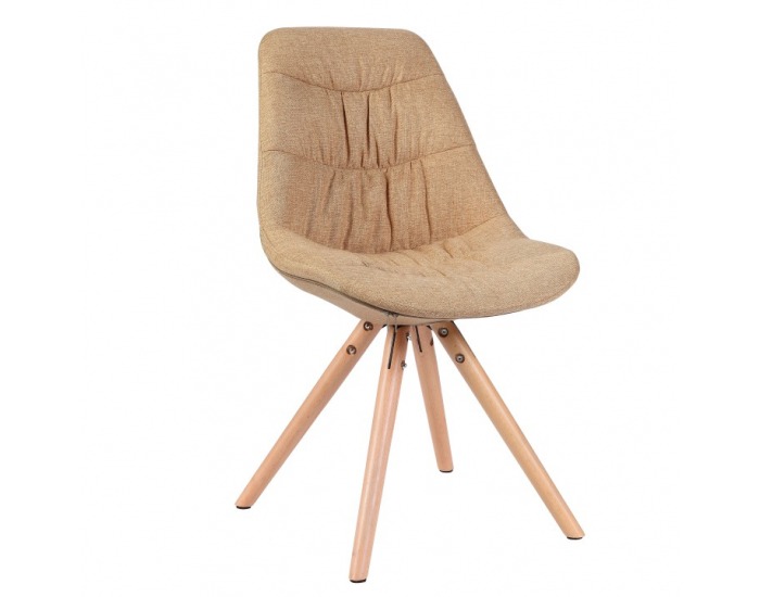 Jedálenská stolička Rege - béžová / dub